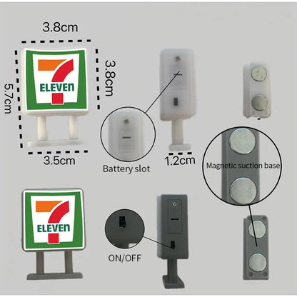 Tokyo Neon Fridge Lights – Collectible LED Magnet Series