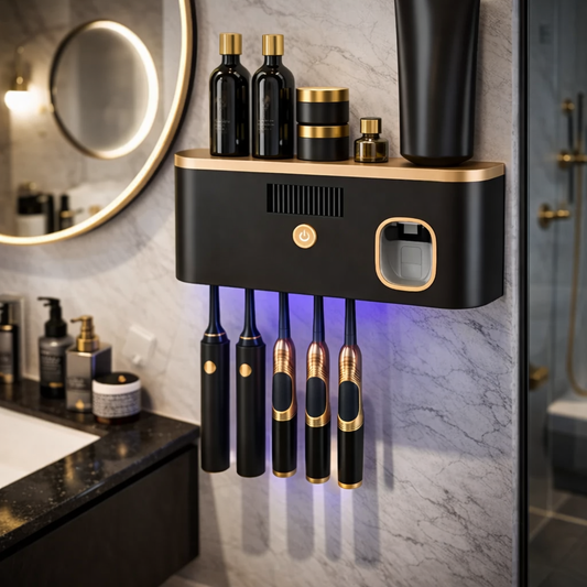 Smart UV Toothbrush Station